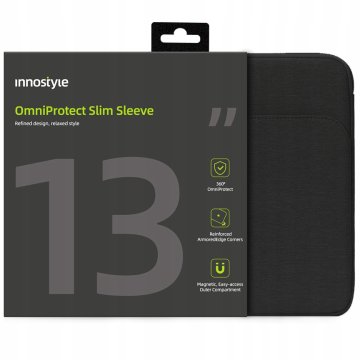 Innostyle INNOSTYLE TORBA ZA PRENOSNI RAČUNALNIK 13 VODOTESNA TORBA OMNIPROTECT SLIM BLACK