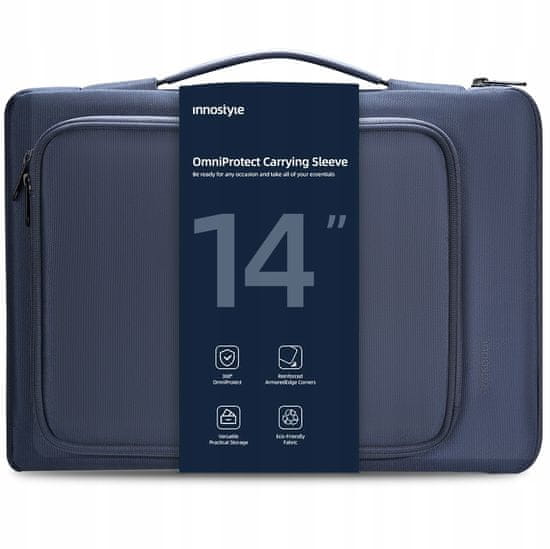 Innostyle INNOSTYLE TORBA ZA PRENOSNI RAČUNALNIK 14 VODOODPORNA TORBA OMNIPROTECT OKOLJU PRIJAZNA