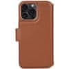 Leather Detachable Wallet, tan - iPhone 15 Pro Max