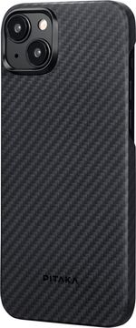 Pitaka MagEZ 4 1500D case, black/grey twill - iPhone 15 Plus