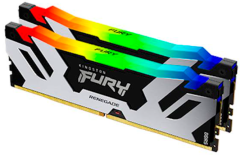 Kingston FURY Renegade 8000 pomnilnik (RAM), DDR5, 2x16GB, RGB, XMP, CL38, DIMM (KF580C38RSAK2-32)