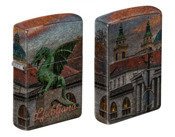Zippo Ljubljana napis vžigalnik