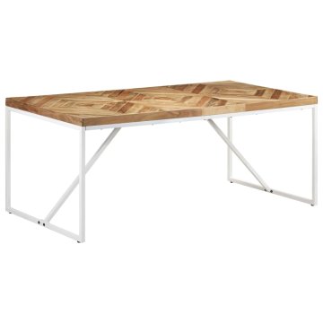 Vidaxl Jedilna miza 180x90x76 cm trden akacijev in mangov les