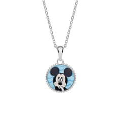 Disney Srebrna ogrlica Mickey Mouse CS00017SL-P.CS (verižica, obesek)