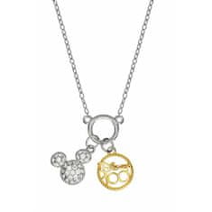 Disney Decent srebrna dvobarvna ogrlica Mickey Mouse NS00058TZWL-157.CS