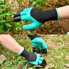 Netscroll Vrtne rokavice s plastičnimi kremplji, rokavice za vrt, odlične za zaščito med kopanjem, ruvanjem, rahljanjem in sejanjem, Gardenstar