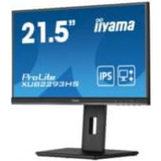 iiyama Monitor 54,6 cm (21,5) XUB2293HS-B5 1920x1080 75Hz IPS 3ms HDMI DisplayPort Pivot Zvočniki 3H ProLite