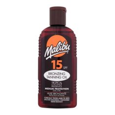 Malibu Bronzing Tanning Oil SPF15 bronzing olje za porjavitev z vonjem kokosa 200 ml