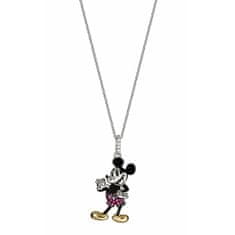 Disney Ustrezna srebrna ogrlica Mickey Mouse CS00039HZML-P.CS (verižica, obesek)