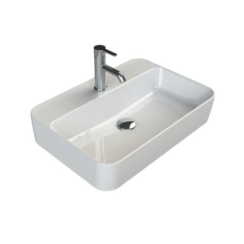 CeraStyle Umivalnik HERA bela mat 60x42 cm