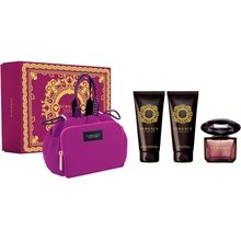 Versace Versace - Crystal Noir Gift set EDT 90 ml, shower gel 100 ml, body lotion 100 ml and cosmetic bag 90ml