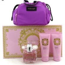 Versace Versace - Bright Crystal Gift set EDT 90 ml, body lotion 100 ml, shower gel 100 ml and cosmetic bag 90ml 