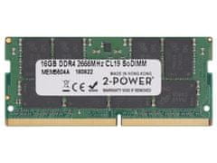 2-Power 16GB PC4-21300S 2666MHz DDR4 CL19 Non-ECC SoDIMM 2Rx8 (doživljenjska garancija)