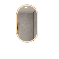 S6 Steklarstvo Šest LED ogledalo S612B , 60x100cm, ovalno LED kopalniško ogledalo