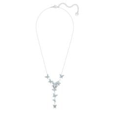 Swarovski Očarljiva ogrlica z metulji s kristali Y Lilia 5662179