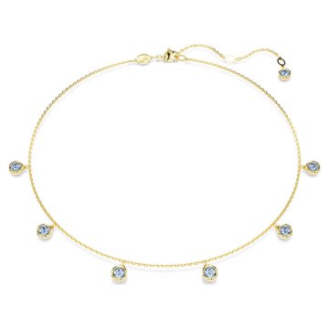 Swarovski Modna pozlačena ogrlica s kristali Imber 5688246