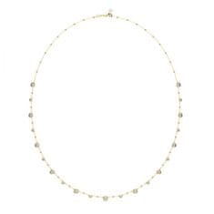 Swarovski Dolga pozlačena ogrlica s kristali Imber 5680091
