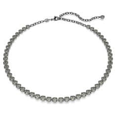 Swarovski Luksuzna ogrlica s črnimi kristali Imber Tennis 5682593