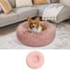 Postelja za pse in mačke, Puhasta postelja za majhne pse in mačke, Pomirjujoča pasja postelja - mehka, pomirjujoča, pralna, 60 cm