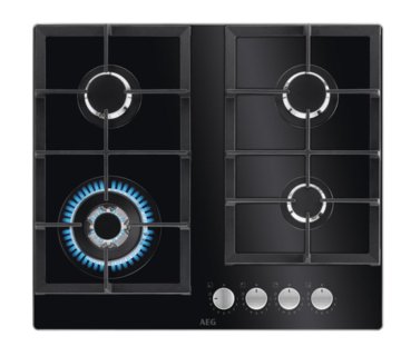 AEG Plinska kuhalna plošča AEG Mastery SpeedBurner HKB64420NB