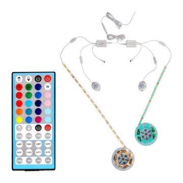 Muller-Licht Set 2x 150cm LED RGB trak 2x senzor gibanja + daljinec