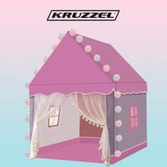 Kruzzel otroški šotor - roza kruzzel 22653