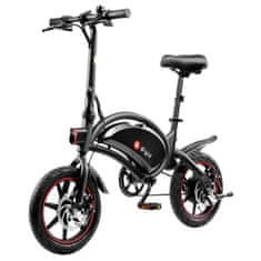 DYU DYU D3+ Električno kolo, Zložljiv moped 14" 10Ah baterijo, Dvojne disk zavore