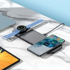 hoco. Brezžični polnilec CQ6 3v1 15W 3V1 kompatibilen z napravami Samsung