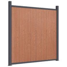 Vidaxl Ograjni panel rjav 699x186 WPC