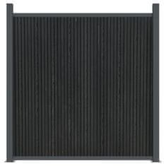 Vidaxl Ograjni panel siv 1045x186 cm WPC