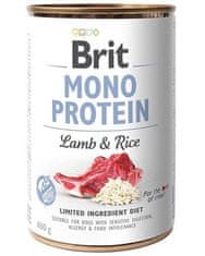 Brit Brit Mono Protein Lamb &amp; Brown Rice 400 g konzerva za pse