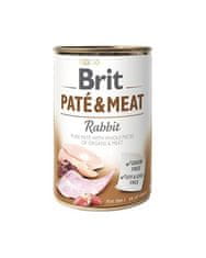 Brit Brit Paté &amp; Meat Rabbit 400 g v konzervi za pse