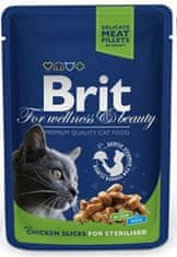 Brit BRIT Premium cat Kapsule Sterilizirana piščančja rezina 100 g