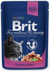 Brit BRIT Premium cat kapsule za odrasle lososa in postrvi 100 g