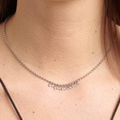Brosway Trendovska jeklena ogrlica s kristali Symphonia BYM149