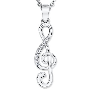 Originalna ogrlica Treble clef 3363.CRY.R