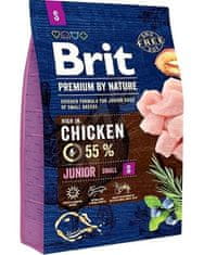 Brit Brit Premium by Nature dog Junior S 3 kg hrane za pse