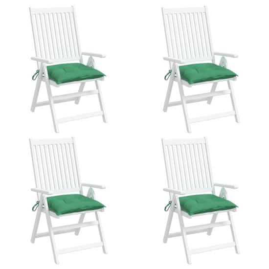 shumee Blazine za palete 4 kosi zelene 50x50x7 cm oxford tkanina