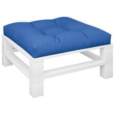 Vidaxl Blazina za kavč iz palet kraljevsko modra 80x80x12 cm