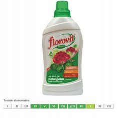 shumee Florovit tekoče gnojilo za pelargonije in cvetoče rastline 1L