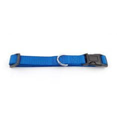 COBBYS PET Nastavljiva tekstilna pasja ovratnica 30-45cm/10mm modra