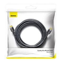 BASEUS Baseus Cafule 4KHDMI moški do 4KHDMI moški adapterski kabel 5 m črn