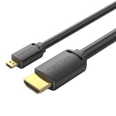Vention Kabel HDMI-D moški na HDMI-A moški Vention AGIBG 1,5 m, 4K 60 Hz (črn)