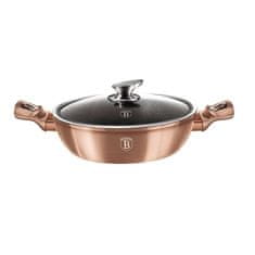 Berlingerhaus Nizka ponev s pokrovom 28 cm Metallic Line Rose Gold Edition