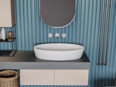 CeraStyle Umivalnik ONE 67, bela mat barva
