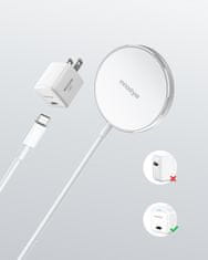 Innostyle INNOSTYLE MAGEASE INDUKCIJSKI BREZŽIČNI POLNILEC ZA IPHONE MAGSAFE MAGEASE 15W WHITE