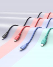 Innostyle INNOSTYLE JAZZY USB-C LIGHTNING MFI KABEL ZA HITRO POLNJENJE ZA IPHONE KEVLAR 1M ČRN