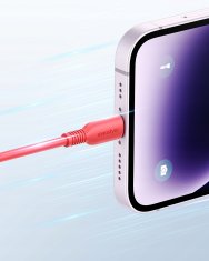Innostyle INNOSTYLE JAZZY USB-C LIGHTNING MFI HITRI POLNILNI KABEL ZA IPHONE KEVLAR 1M RDEČ