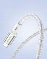 Innostyle INNOSTYLE POWERFLEX USB-C KABEL ZA HITRO POLNJENJE ZA IPHONE SAMSUNG 3A 60W KEVLAR 2M SREBRN
