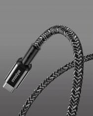 Innostyle INNOSTYLE POWERFLEX USB-C KABEL ZA HITRO POLNJENJE ZA IPHONE SAMSUNG 3A 60W KEVLAR 2M ČRN